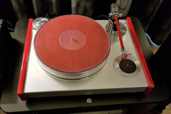 AudioFest 2018 RM 440 - Acoustic Solid Vintage Red Turntable with WTB213 Tonearm